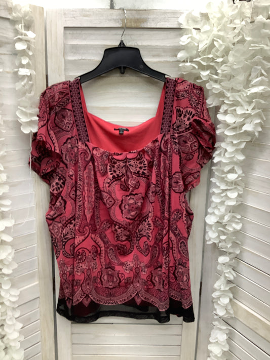 Blouse Short Sleeve By Apt 9  Size: 3x
