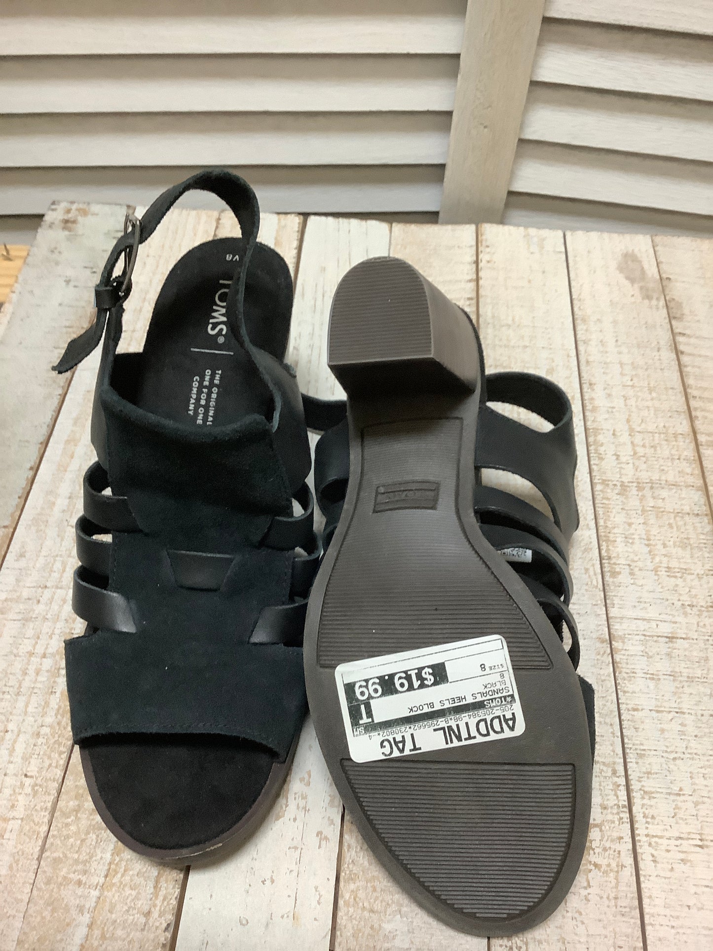 Sandals Heels Block By Toms  Size: 8