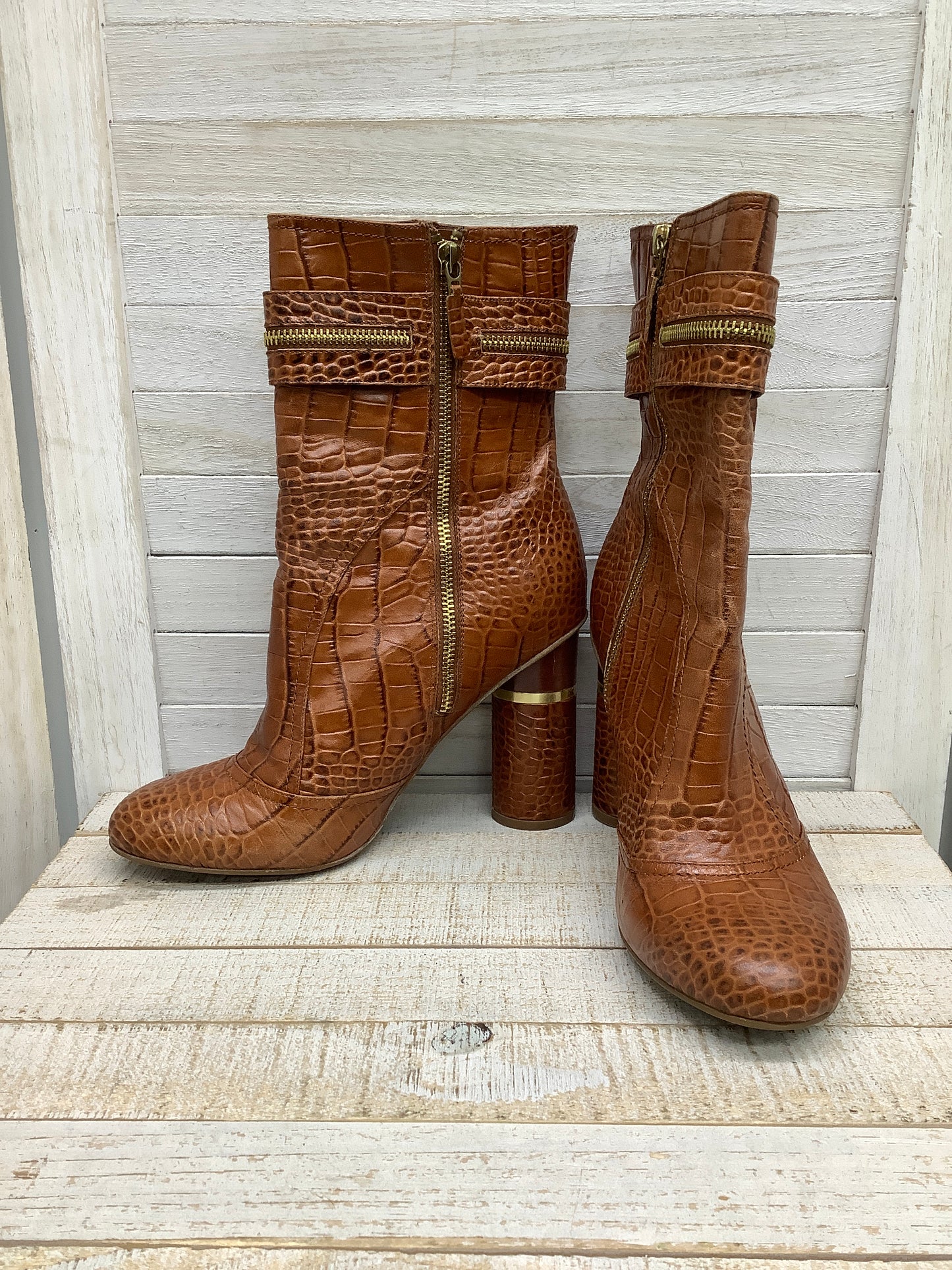 Boots Mid-calf Heels By Bcbg  Size: 8.5