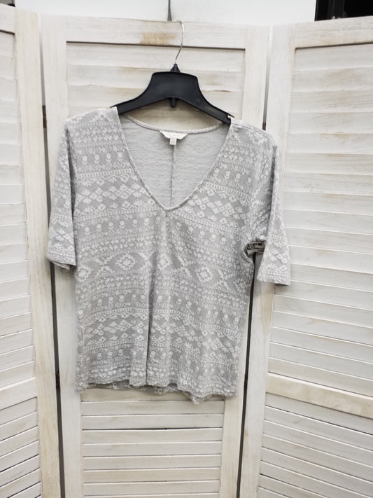 Top Short Sleeve By Lucky Brand  Size: L