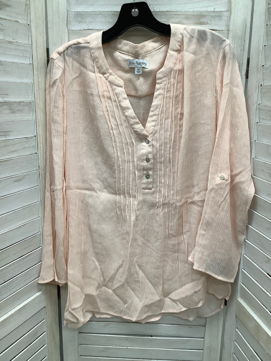 Top Long Sleeve By Kim Rogers  Size: Xl