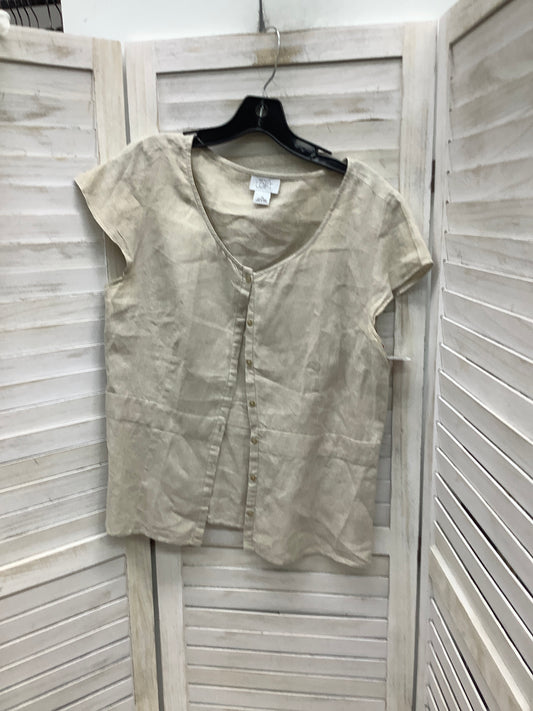 Top Short Sleeve By Loft  Size: 14